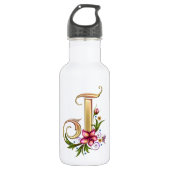 Bouteille D'eau Monogramme J 32 oz PBA GRATUIT (Devant)