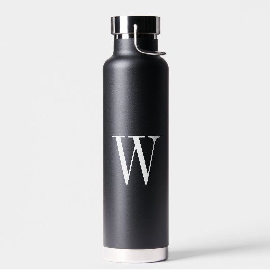 Bouteille D'eau Monogramme minimal (Gauche)