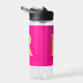 Bouteille D'eau Monogramme minimal moderne (Droite)