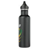 Bouteille D'eau Monogramme moderne Badminton Shuttlecock (Droite)