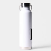 Bouteille D'eau Monogramme moderne simple (Avant)