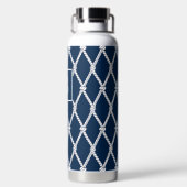 Bouteille D'eau Monogramme Nautical Préparatoire Côté - Navy & Bla (Plage)