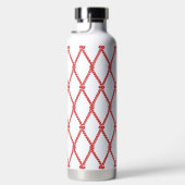 Bouteille D'eau Monogramme Naution de Prépa Côtière - Rouge & Blan (Droite)