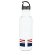 Bouteille D'eau Monogramme nautique (Dos)