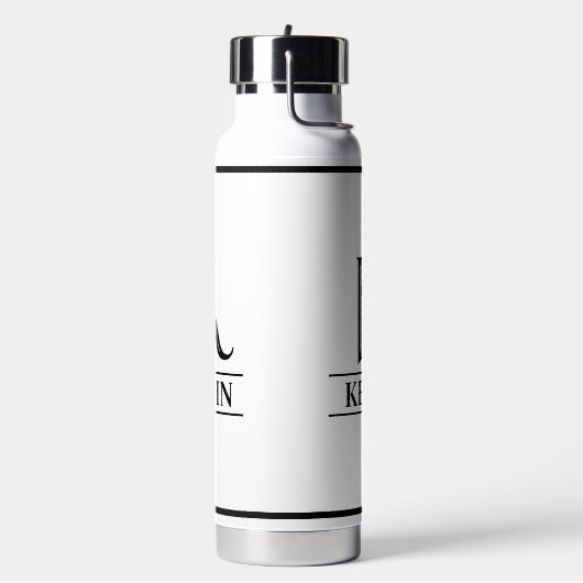 Bouteille D'eau Monogramme noir (Gym)