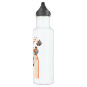Bouteille D'eau Monogramme Nom Boho Arch Multi Photo Fille tendanc (Droite)