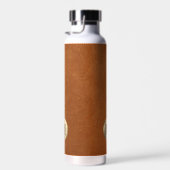 Bouteille D'eau Monogramme or en cuir moderne (Plage)