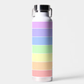 Bouteille D'eau Monogramme Pastel Arc-en-ciel Grandes couleurs Mod (Avant)