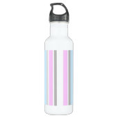 Bouteille D'eau Monogramme Pastel Stripes et Popsicles (Dos)