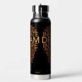 Bouteille D'eau Monogramme Personnalisé Inspirational Lightbulbe (Gym)