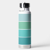 Bouteille D'eau Monogramme personnalisé Motif de bandes (Évier)