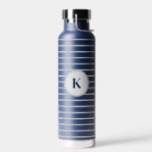 Bouteille d'eau Monogramme personnalisée (Gauche)