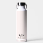 Bouteille D'eau Monogramme rose personnalisé<br><div class="desc">Restez hydraté avec style grâce à notre bouteille d'eau Pastel Pink Monogram personnalisée. Cette bouteille élégante présente un design rose pastel doux avec votre initiale et votre nom personnalisés, ce qui en fait un accessoire unique et personnel pour vos besoins quotidiens d'hydratation. Idéal pour la salle de sport, le bureau...</div>