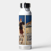 Bouteille D'eau Monogramme sur mesure Italie Ski (Gym)