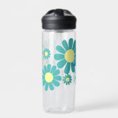 Bouteille D'eau Monogramme Turquoise Daisy (Extérieur)
