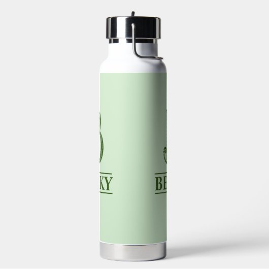 Bouteille D'eau Monogramme vert (Gym)