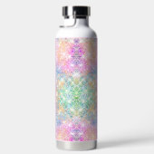 Bouteille D'eau Monographie de parties scintillant en argent rose (Droite)