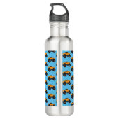 Bouteille D'eau Monster Truck Véhicule Custom Boys Nom (Dos)