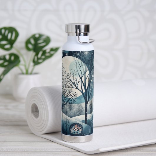 Bouteille D'eau Moonlit Nordic Forest (Yoga)