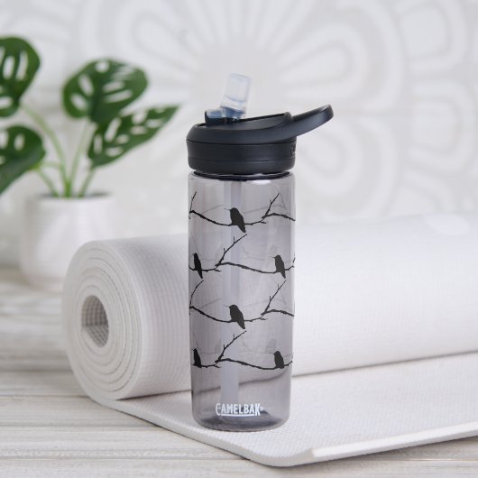 Bouteille d'eau - Mosaïque de colibris (Yoga)