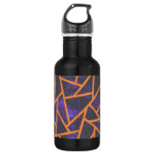 Bouteille D'eau Mosaïque d'Halloween (Devant)