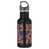 Bouteille D'eau Mosaïque d'Halloween (Dos)