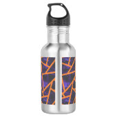 Bouteille D'eau Mosaïque d'Halloween (Dos)