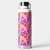 Bouteille D'eau Motif à fleurs moderne en néon coloré (Plage)