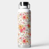 Bouteille D'eau Motif à fleurs Orange Doodle Garden (Plage)