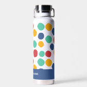 Bouteille D'eau Motif Abstrait joli et coloré (Arrière)