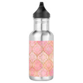 Bouteille D'eau Motif Abstrait rose pâle (Droite)
