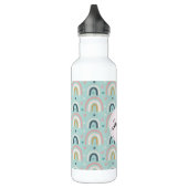 Bouteille D'eau Motif arc-en-ciel blanc mignon (Gauche)