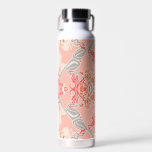 Bouteille D'eau Motif baroque moderne en rouge rose<br><div class="desc">Motif baroque moderne avec un design luxueux et complexe de riches formes ornementales dans une palette de couleurs chic de jolies couleurs rose,  rouge,  gris et crème. Un cadeau de luxe pour des occasions spéciales. Conçu exclusivement pour vous par Happy Dolphin Studio !</div>