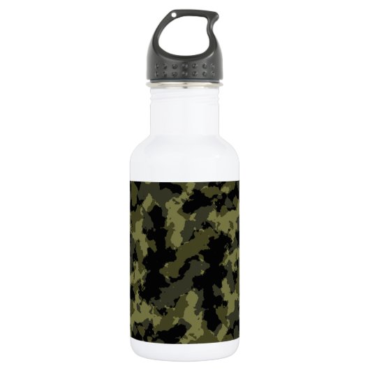 Bouteille D'eau Motif Camo (Devant)