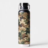 Bouteille D'eau Motif Camouflage (Arrière)