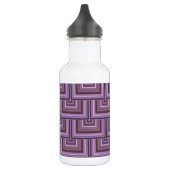 Bouteille D'eau Motif carré rayures (Gauche)