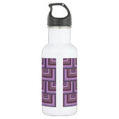 Bouteille D'eau Motif carré rayures (Dos)