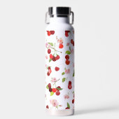 Bouteille D'eau Motif cerise 1 (Avant)