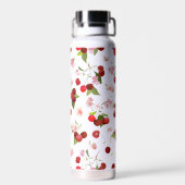 Bouteille D'eau Motif cerise 1 (Arrière)