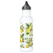 Bouteille D'eau Motif citron, Fleurs de citron, Feuilles, Citrus (Gauche)