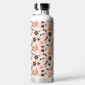 Bouteille D'eau Motif crâne de fleurs (Droite)