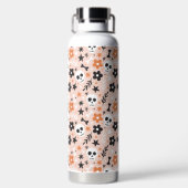 Bouteille D'eau Motif crâne de fleurs (Plage)