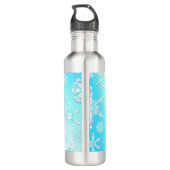 Bouteille D'eau Motif Crystal Snowflakes (Dos)