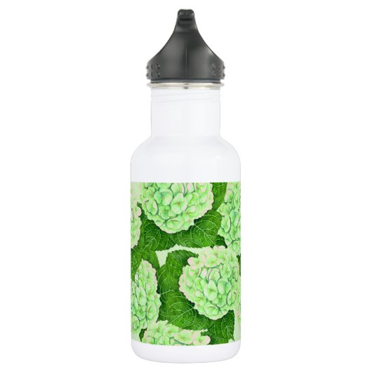 Bouteille D'eau Motif d'aquarelle Hydrangea (Droite)