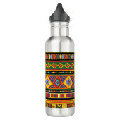 Bouteille D'eau Motif d'art ethnique en Afrique (Gauche)