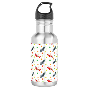 Bouteille D'eau Motif de baies, framboise, myrtille, fruit