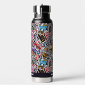 Bouteille D'eau Motif de bandes dessinées de College (Évier)