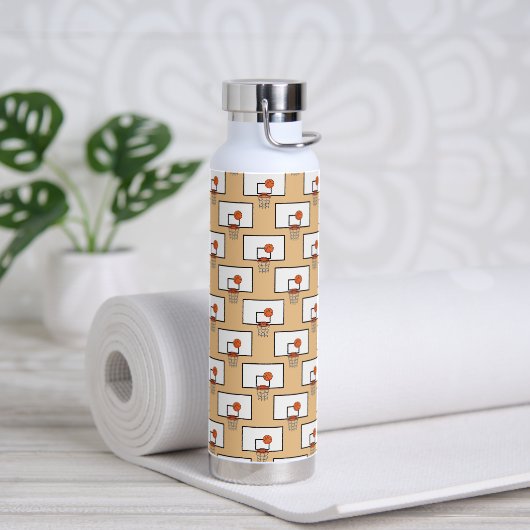 Bouteille D'eau Motif de basket-ball (Yoga)