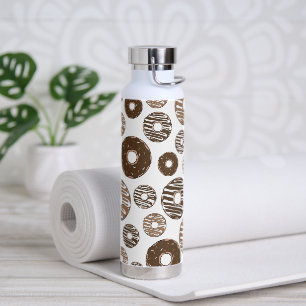 Bouteille D'eau Motif de beignes, beignets de chocolat, beignets d