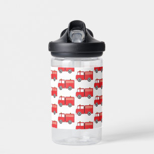 Bouteille D'eau Motif de camion-feu rouge